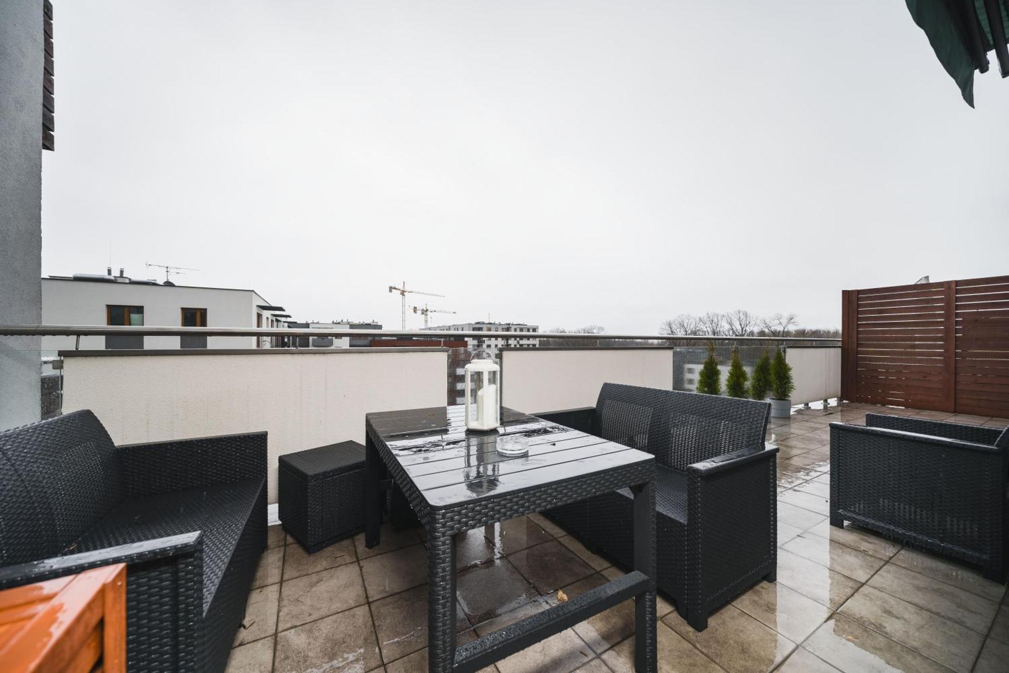 克拉科夫Apartament Z Tarasem Oraz Podziemnym Parkingiem公寓 外观 照片