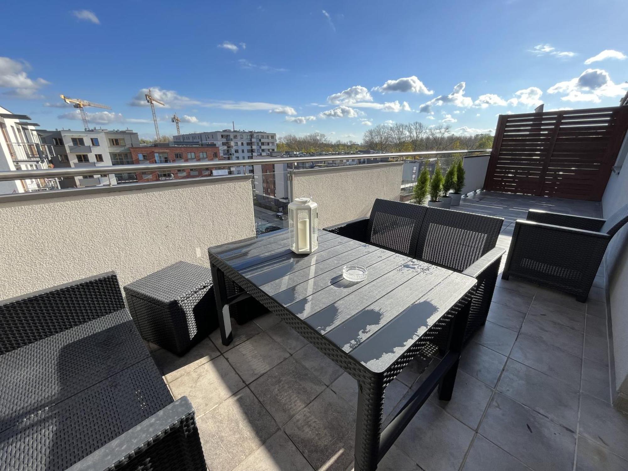 克拉科夫Apartament Z Tarasem Oraz Podziemnym Parkingiem公寓 外观 照片